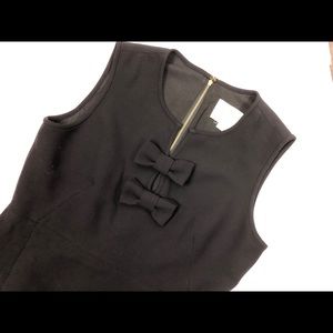Black Bow Front Kate Spade Dress